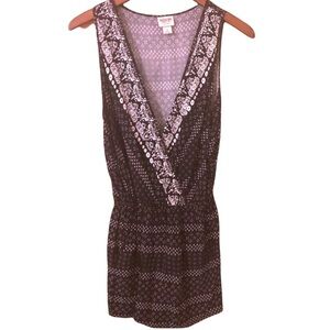 Cute black and white romper